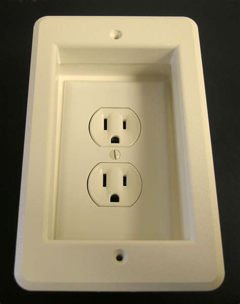 clothes dryer electrical outlet box|recessed outlet box for range.